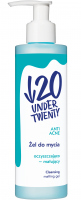 UNDER TWENTY - ANTI ACNE CLEANSING  MATTING GEL - Żel do mycia twarzy oczyszczająco-matujący - 200 ml