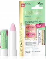 Eveline Cosmetics - LIP THERAPY PROFESSIONAL - S.O.S. EXPERT LIP BALM - Intensively regenerating, coloring lip balm - Rose