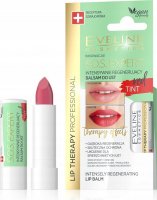 Eveline Cosmetics - LIP THERAPY PROFESSIONAL - S.O.S. EXPERT LIP BALM - Intensively regenerating, coloring lip balm - Red