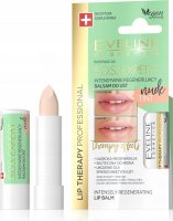 EVELINE COSMETICS - LIP THERAPY PROFESSIONAL - S.O.S. EXPERT LIP BALM - Intensively regenerating, coloring lip balm - Nude