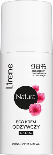 Lirene - Natura - Eco krem odżywczy na noc - Organiczna Malwa - 50 ml