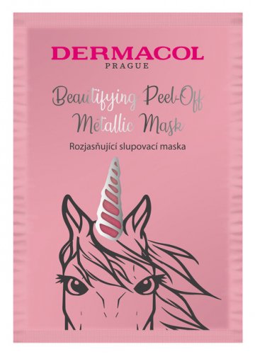 Dermacol - Beautifying Brightening Peel-Off Metallic Mask - Rozjaśniająca maska do twarzy - Peel Off