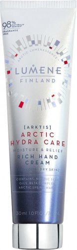 LUMENE - ARKTIS - ARCTIC HYDRA CARE - RICH HAND CREAM - Nawilżająco-łagodzący bogaty krem do rąk - 30 ml