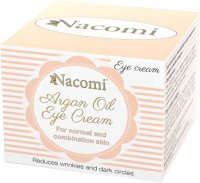 Nacomi - Argan Oil Eye Cream - Krem pod oczy z marokańskim olejem arganowym oraz olejem z pestek winogron - 15 ml