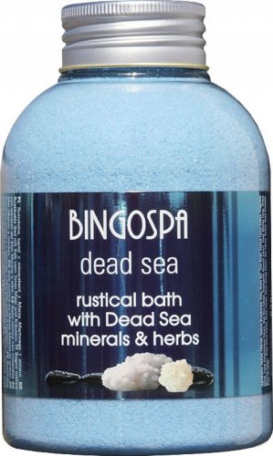 BINGOSPA - Dead Sea - Rustical Bath - Rustykalna kąpiel z minerałami z Morza Martwego i ziołami - 620 g