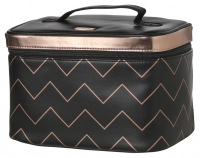 Inter-Vion - Kosmetyczka - Duży kuferek ROSE GOLD - 415467