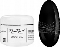 NeoNail - SPIDER GEL - Gel for making permanent decorations on nails - 7237 SILVER - 7237 SILVER