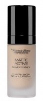 Pierre René - MATTE ACTIVE SHINE CONTROL FLUID FOUNDATION - Mattifying foundation for the face - 01 CHAMPAGNE - 01 CHAMPAGNE
