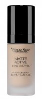 Pierre René - MATTE ACTIVE SHINE CONTROL FLUID FOUNDATION - Mattifying foundation for the face