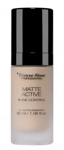 Pierre René - MATTE ACTIVE SHINE CONTROL FLUID FOUNDATION - Matujący podkład do twarzy
