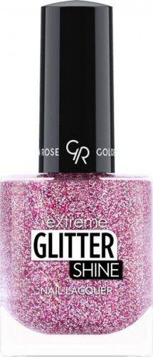 Golden Rose - Extreme Glitter Shine Nail Lacquer - Nail polish - 208