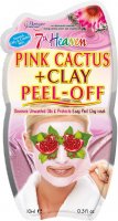 7th Heaven (Montagne Jeunesse) - Pink Cactus + Clay Peel Off Mask - Oczyszczająca maseczka do twarzy z różowym kaktusem - Peel Off