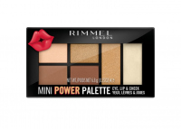 RIMMEL - MINI POWDER PALETTE - Mini paleta do makijażu oczu, ust i policzków - 002 SASSY