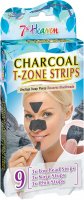 7th Heaven (Montagne Jeunesse) - Charcoal T-Zone Strips - Cleansing carbon patches for the T-zone - 9 pcs.
