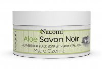 Nacomi - Aloe Savon Noir - 100% Natural Black Soap - Czarne mydło z sokiem z aloesu - 125 g