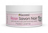Nacomi - Rose Savon Noir - 100% Natural Black Soap - Black soap with different water - 125 g