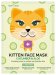 7th Heaven (Montagne Jeunesse) - KITTEN FACE MASK - Soothing face mask in sheets - Cucumber & Aloe