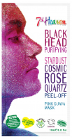 7th Heaven (Montagne Jeunesse) - Blackhead Purifying Stardust Cosmic Rose Quartz Peel Off Mask - Oczyszczająca maseczka do twarzy - Różowy kwarc - Peel Off