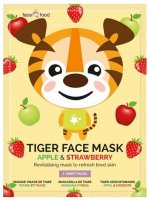 7th Heaven (Montagne Jeunesse) - TIGER FACE MASK - Revitalizing face mask in sheets - Apple & Strawberry