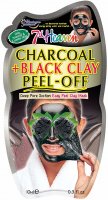 7th Heaven (Montagne Jeunesse) - Charcoal + Black Clay Peel Off Mask - Detoksykująca maseczka do twarzy z aktywnym węglem - Peel Off