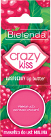 Bielenda - Crazy Kiss - Raspberry Lip Butter - Masełko do ust malina - 10 g
