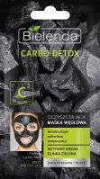 Bielenda - Carbo Detox - Cleansing Carbon Mask - Oczyszczająca maska węglowa do twarzy - 8 g