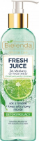 Bielenda - Fresh Juice - Detoxifying Micellar Gel with Bioactive Citrus Water - Detoksykujący żel micelarny do mycia twarzy z bioaktywną wodą cytrusową - 190 g