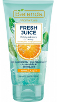 Bielenda - Fresh Juice - Moisturizing Sugar Face Peeling -  Nawilżający peeling cukrowy do twarzy z bioaktywną wodą cytrusową - 150 g
