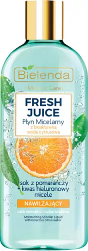 Bielenda - Fresh Juice - Moisturizing Micellar Liquid with Bioactive Citrus Water - Moisturizing micellar liquid with bioactive citrus water - 500 ml