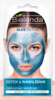 Bielenda - Blue Detox & Moisturizing Metallic Face Mask -  Detox & Nawilżenie Maska metaliczna - 8 g 
