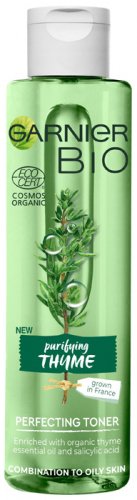 GARNIER - BIO PURIFYING THYME - PERFECTING TONER - Cleansing face toner - Oily and combination skin - 150 ml