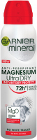 GARNIER - Mineral - Magnesium Ultra Dry Instant Dry Protect - Antyperspirant w sprayu - 150 ml