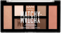 NYX Professional Makeup - MATCHY-MATCHY MONOCHROMATIC COLOR PALETTE - Paleta do makijażu twarzy - 01 Taupe