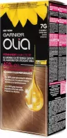 GARNIER - OLIA PERMANENT HAIR COLOR - 7G DARK GREIGE - Farba do włosów - Trwała koloryzacja - Ciemny szaro-beżowy