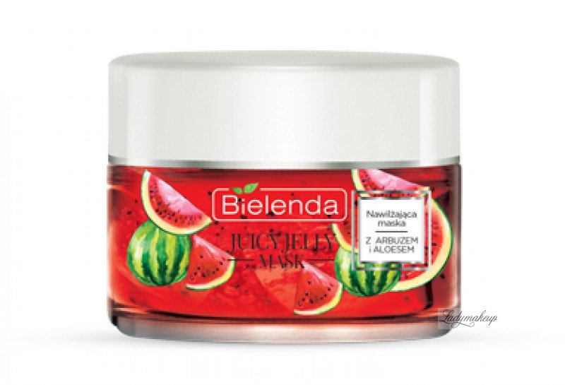 Bielenda - JUICY JELLY MASK - Moisturizing mask with and aloe for dry and dehydrated skin