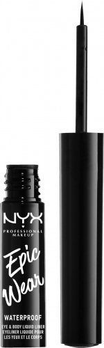 NYX Professional Makeup - Epic Wear - Waterproof Eye & Body Liquid Liner - Wodoodporny liner do oczu i ciała - BLACK