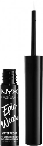 NYX Professional Makeup - Epic Wear - Waterproof Eye & Body Liquid Liner - Wodoodporny liner do oczu i ciała - WHITE