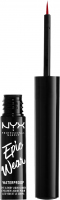 NYX Professional Makeup - Epic Wear - Waterproof Eye & Body Liquid Liner - Wodoodporny liner do oczu i ciała - RED - RED