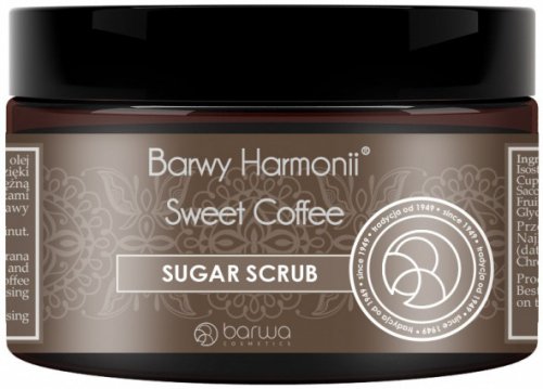 BARWA - BARWY HARMONII - SUGAR SCRUB - Sweet Coffee - Cukrowy scrub - 250 ml