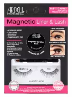 ARDELL - MAGNETIC LINER & LASH - Zestaw sztucznych rzęs z magnetycznym żelowym linerem - 110