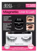 ARDELL - MAGNETIC LINER & LASH - Zestaw sztucznych rzęs z magnetycznym żelowym linerem - Wispies