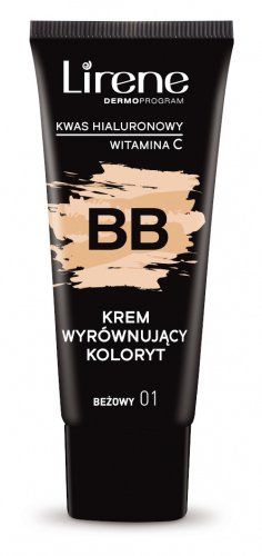 Lirene - BB - Krem wyrównujący koloryt - 30 ml - 01 - BEŻOWY