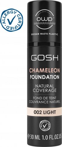 GOSH - CAMELEON FOUNDATION - Podkład adaptujący się do skóry - 30 ml - 002 LIGHT