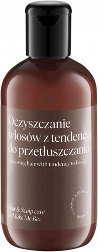 Make Me Bio - HAIR & SCALP CARE - Vegan Shampoo - Cleansing Hair with Tendency To Be Oily - Szampon wegański - Oczyszczanie włosów z tendencją do przetłuszczania  - 250 ml