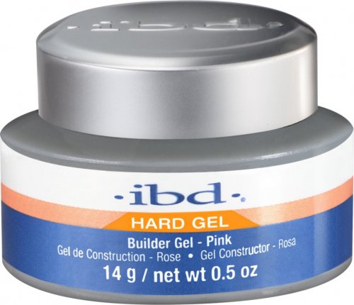 Ibd - Hard Gel - Builder Gel - Żel budujący - 14 g - PINK