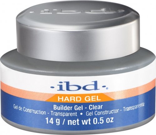 Ibd - Hard Gel - Builder Gel - Żel budujący - 14 g - CLEAR