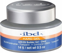 Ibd - Hard Gel - LED/UV Builder Gel - Żel budujący - 14 g - CLEAR - CLEAR