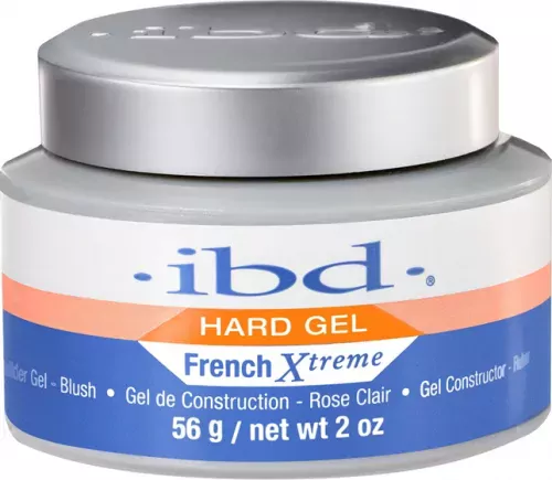 Строительный гель для ногтей IBD Hard Gel French Xtreme, оттенок Rose Clair, 56 г — фото 2