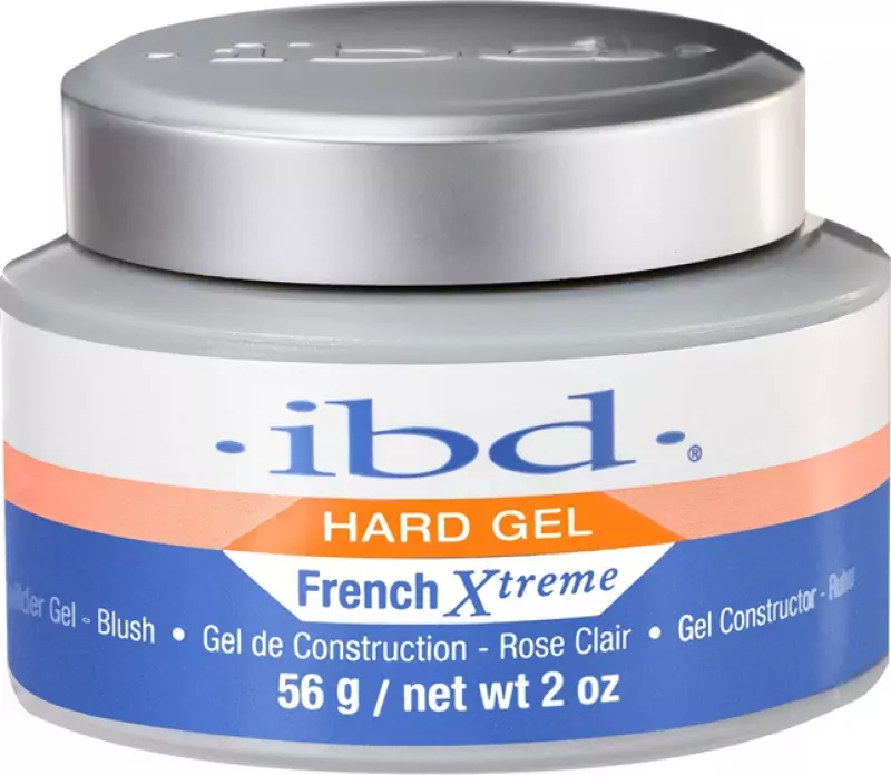 Строительный гель для ногтей IBD Hard Gel French Xtreme, оттенок Rose Clair, 56 г