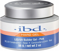 Ibd - Hard Gel - LED / UV Builder Gel - Building gel - 56 g - PINK - PINK
